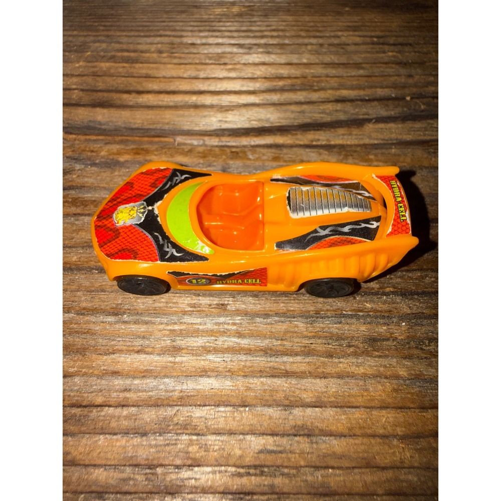 VTG 2000s Speed Racer Toy Car Hydra Cell No 12 Orange Plastic Vehicle